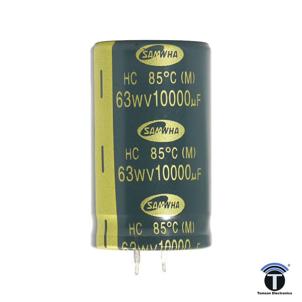 SAMWAH 10000 uF/63 V Radial Electrolytic Capacitor SAMWAH 10000 uF/63 V Radial Electrolytic Capacitor